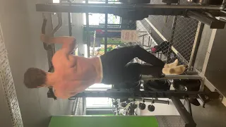 Bodyweight pull ups - @80kg