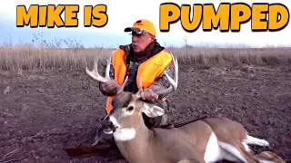 BIG WIDE KANSAS BUCK | Mike is PUMPED!