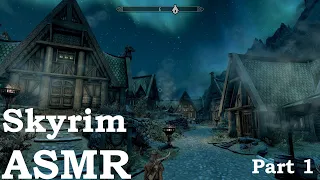Skyrim ASMR l Random Facts About The Elder Scrolls l Part 1 (Ear-to-ear whispers, gameplay)