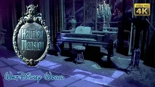 2018 Haunted Mansion with Broken Stretching Room Walt Disney World On Ride Low Light Ultra HD 4K POV