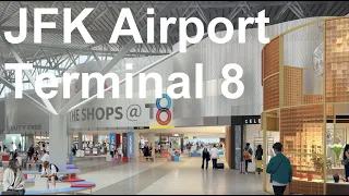 JFK Airport walking tour | Terminal 8 | New York JFK Airport