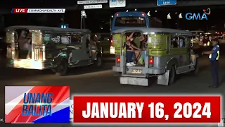 Unang Balita sa Unang Hirit: January 16, 2024 [HD]