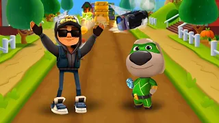 КТО КРУЧЕ? ГОВОРЯЩИЙ БЕН - TALKING BEN VS JAKE из игры SUBWAY SURFERS! #350