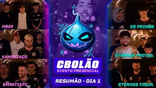 CBOLÃO 5ª Edição: EVENTO PRESENCIAL! | RESUMO - DIA 1