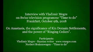 Vladimir Megre: on Anastasia and the power of "Ringing Cedars"