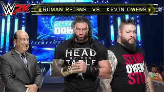 Roman Reigns vs Kevin Owens WWE 2k22 | Royal Rumble 2023
