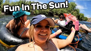 Fun In The Sun! | My First Time Tubing!