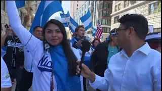 La marcha más grande de nicaragüenses en los EEEUU