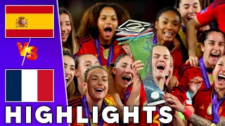 Spain Vs France Final | Highlights | UEFA Women's Nation League Final 2024