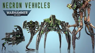 Necron's Ancient Combat WALKERS & Vehicles - 40k