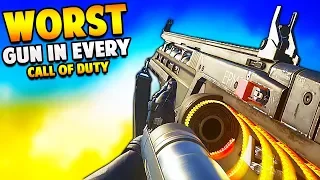 The WORST GUN in Every Call of Duty