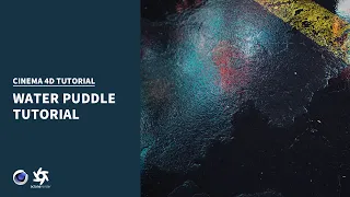 Cinema 4d  | Water puddles | Tutorial