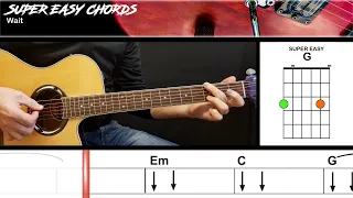 Wait - Maroon 5 | GUITAR LESSON | Super Easy Chords