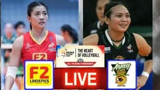 PVL LIVE : F2 LOGISTICS vs ARMY BLACK MAMBA * LIVE SCORES and COMMENTARY