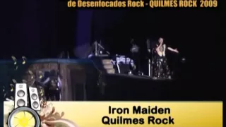 DESENFOCADOS 2011. COBERTURA SHOW IRON MAIDEN EN ARGENTINA. QUILMES ROCK 2009