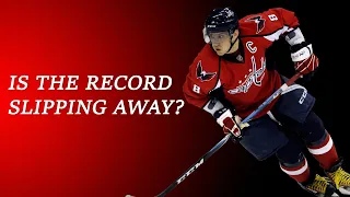 Is Alex Ovechkin's record chase in jeopardy?