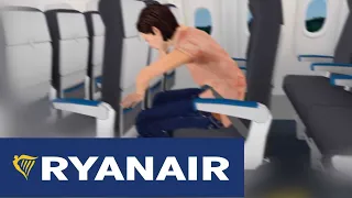 The Ryanair Landing Simulator - How To Survive A CRASH Impact With Learn To Brace
