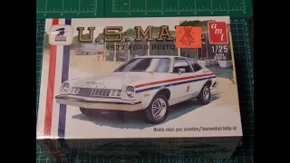 1977 Ford Pinto AMT 1:25 Scale Model Car Kit Unboxing