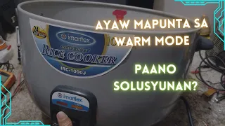 Rice Cooker Palaging Nasa Red Indicator Lamp Ayaw Malipat ng Warm Lamp