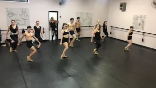 Aula de Dança -Theatre jazz dance - sequência de jazz dance