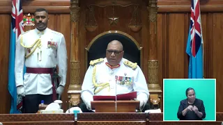 Fiji’s President officiates at the Opening of Parliament 2023