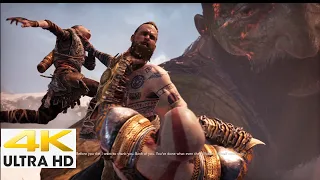 GOD OF WAR - PS4 PRO - FINAL BOSS FIGHT - BALDUR - 4K 60FPS