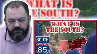 BRITS React to Why Americans are SO CONFUSED Over Which States are Southern | What is the South?