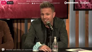 Westlife Aviva Stadium Gig Announcement Facebook Live 29/10/21