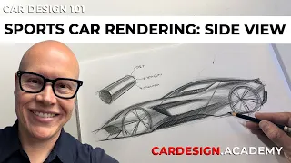 Car Design 101: Rendering a Sports Car in Side View
