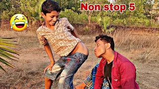 TRY TO NOT LAUGH CHALLENGE Must watch new funny video 2021_by fun sins।village boy comedy video।ep55