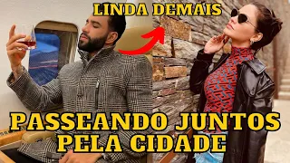 Gusttavo Lima e Andressa Suita ARRASANDO em passeio JUNTOS em Porto e mostram CIDADE de Portugal