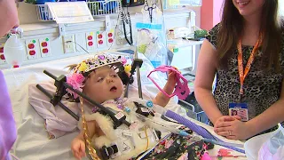 Seattle Children`s Hospital gives little girl `Princess Surprise`