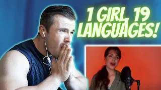 Alisa Supronova - 1 girl, 19 languages (REACTION)