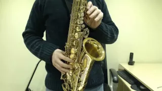 How to play The Fairytale of New York on Saxophone (Saxophone Lesson PS103)