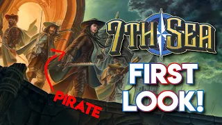 IT'S A PIRATE CARD GAME! | 7th Sea: City of Five Sails First Look!