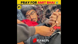 @CrazyXYZ Life In Danger😭|Pray For  Amit Bhai😥 crazy Xyz Fact| #shorts