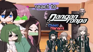anime charactors react to || danganronpa || 6/8 ||