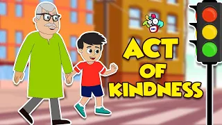 Act of Kindness | Kindness | Animated Stories | English Cartoon | Moral Stories | PunToon Kids