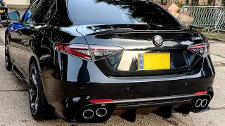 Alfa Romeo Giulia Quadrifoglio Carwash & Detailing Video #carwash #touchlesscarwash #alfaromeo