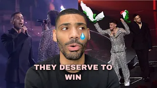 American reacts to Mahmood & Blanco “Brividi” Final Eurovision performance