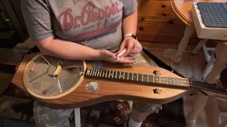 Resonator Dulcimer Practice | Just messing around and showing you some stuff