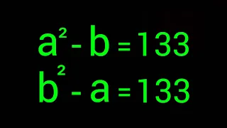 Math Olympiad | A Nice Algebra Problem | How to solve for "a" and "b" in this problem ?