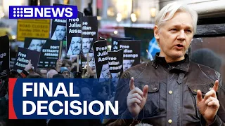 UK judges deciding the fate of Julian Assange | 9 News Australia