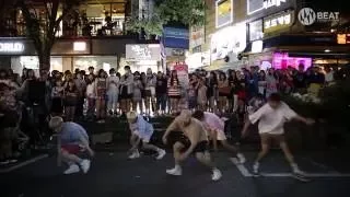 Justin Bieber - Sorry Dance cover Busking in Hongdae