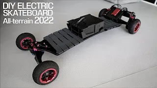 #134 DIY electric skateboard 2022 Part2 - It's my 2 in 1 beast this year / TRAMPA/FLIPSKY Parts