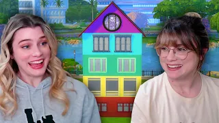 building a house in the sims but every room is a different color AGAIN