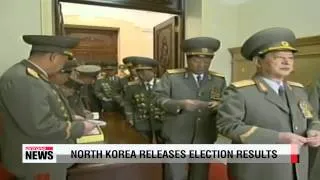 North Korea releases election results