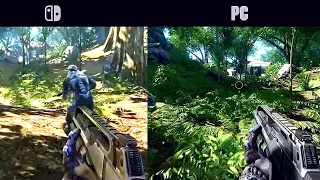 Crysis Remastered Switch vs PS4, PC, Xbox Direct Comparison (Graphics are not final)