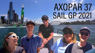 SAIL GP SYDNEY 2021 | Onboard Axopar 37 Cross Cabin