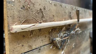 DIY Cedar Walking Stick